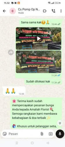 Testimonial Papan Bunga siantan