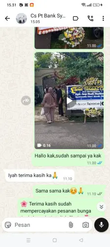 Testimonial Papan Bunga siantan
