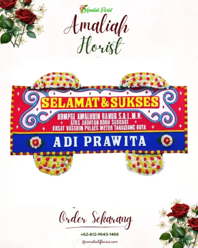 Karangan Bunga Ucapan Selamat siantan